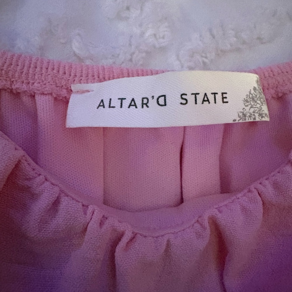 Charming Pink Off-Shoulder Dress - Picture 4 of 10